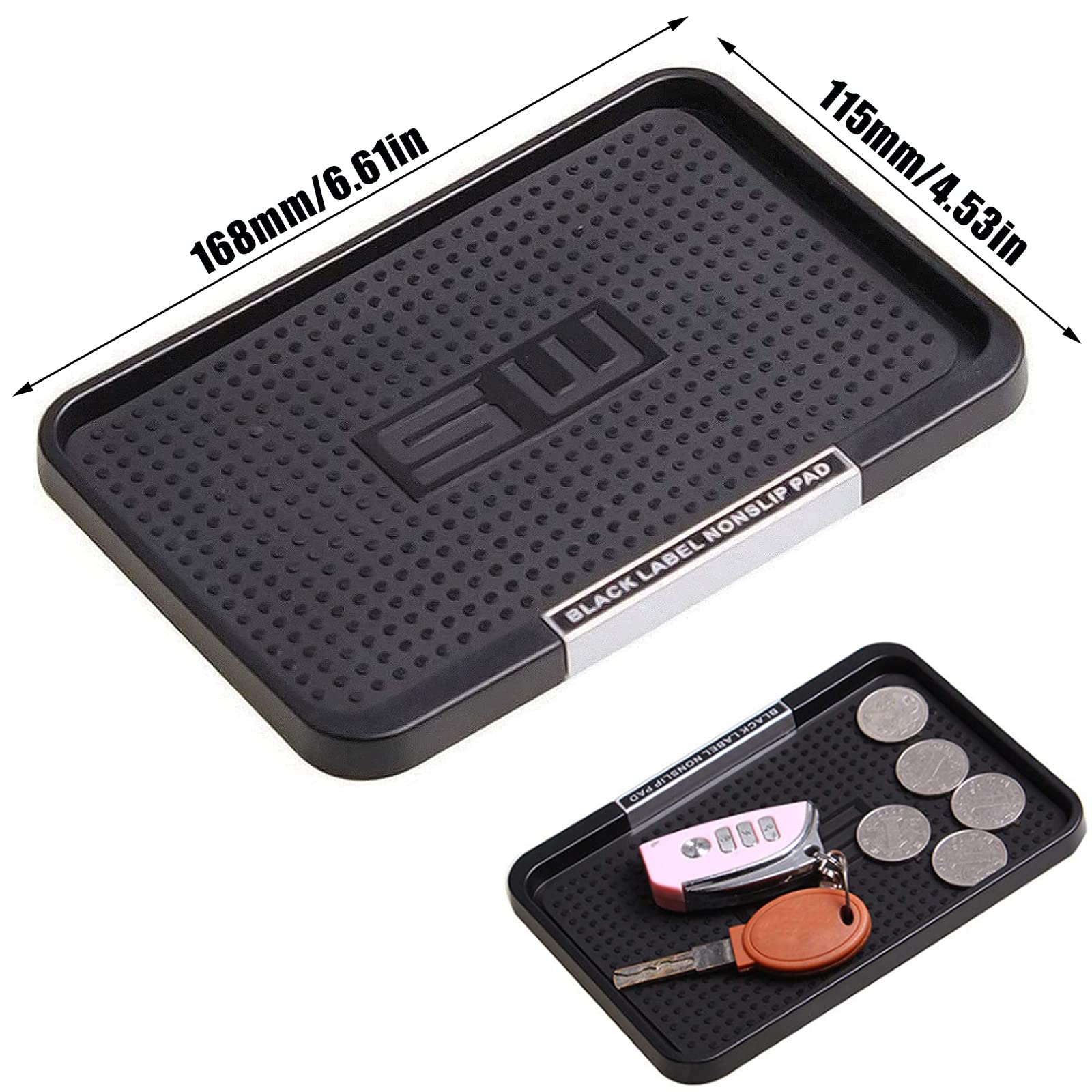 Trade Shop - Tappetino Adesivo En Apoyo Antiscivolo Cruscotto Auto Smartphone 4859121