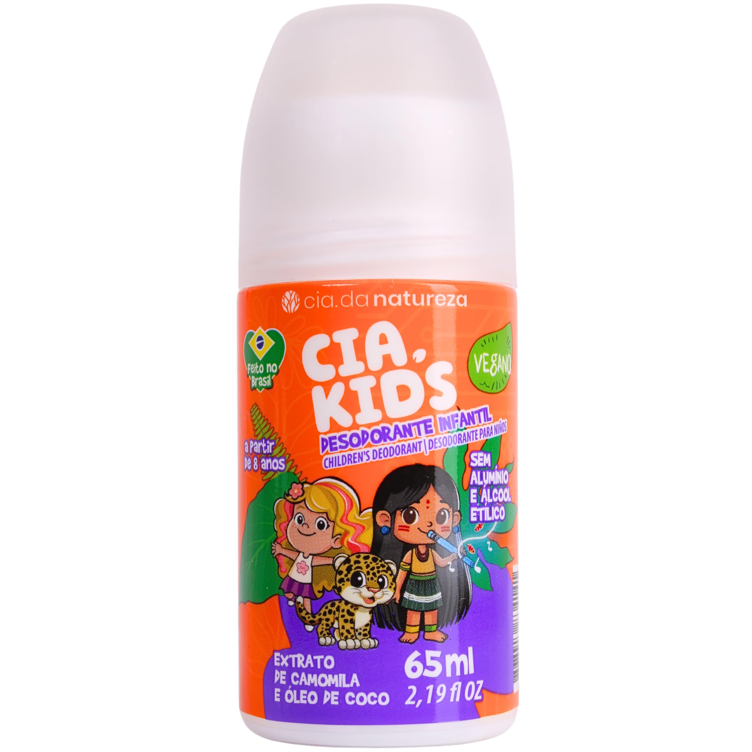 Cia Da Natureza - Desodorante Roll On Cia Da Natureza 65Ml Cia Kids Camomila