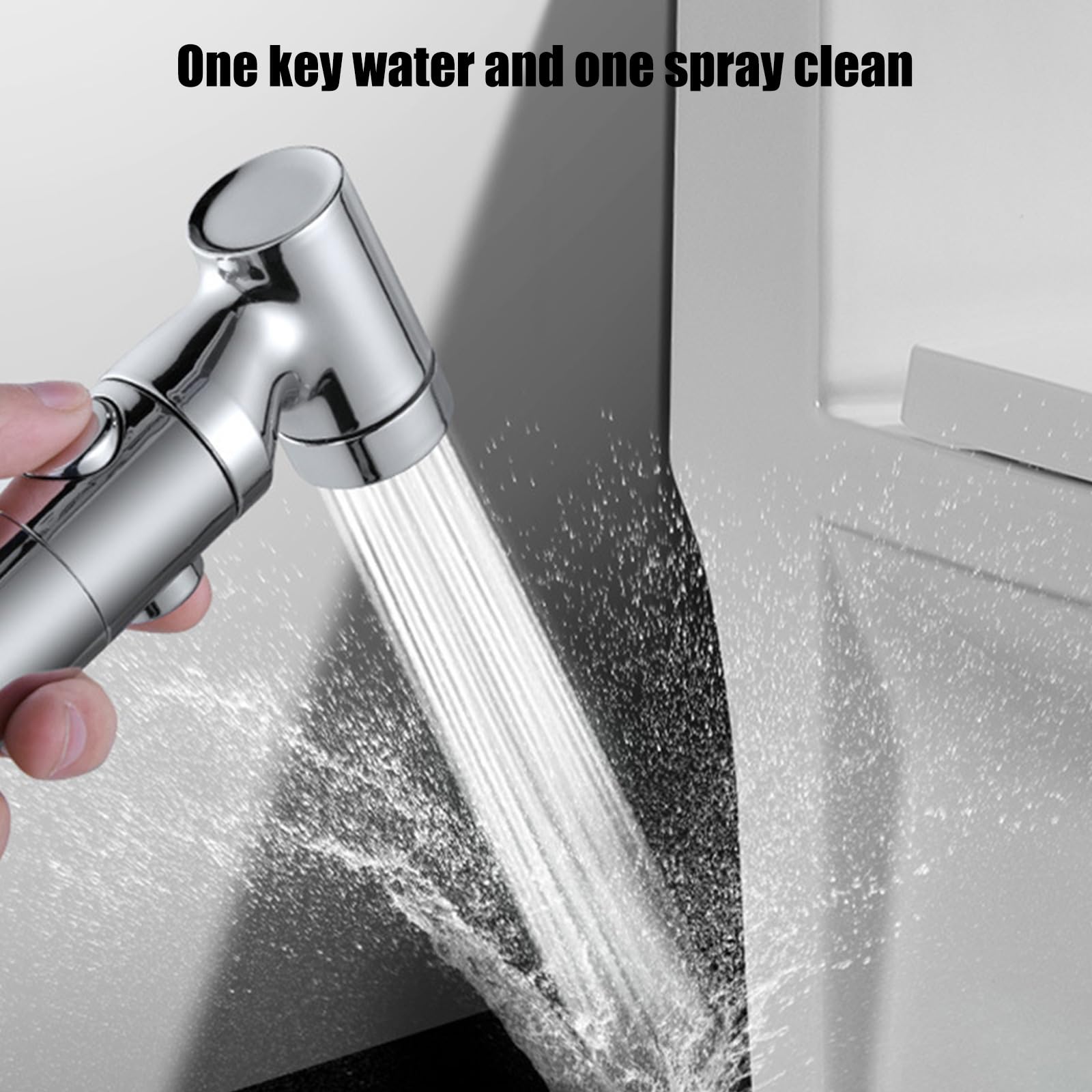 Upgrades Toilet Sprays Nozzle With Powerful Water Pressure Boosts Handheld Bathroom Bidet Sprayer For Efficient — view 4