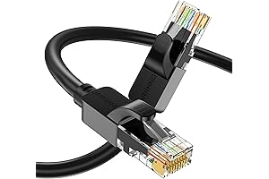 CAT6 Ethernet Cable 6ft, Bullet-Proof Performance in Both Indoor and Outdoor Applications