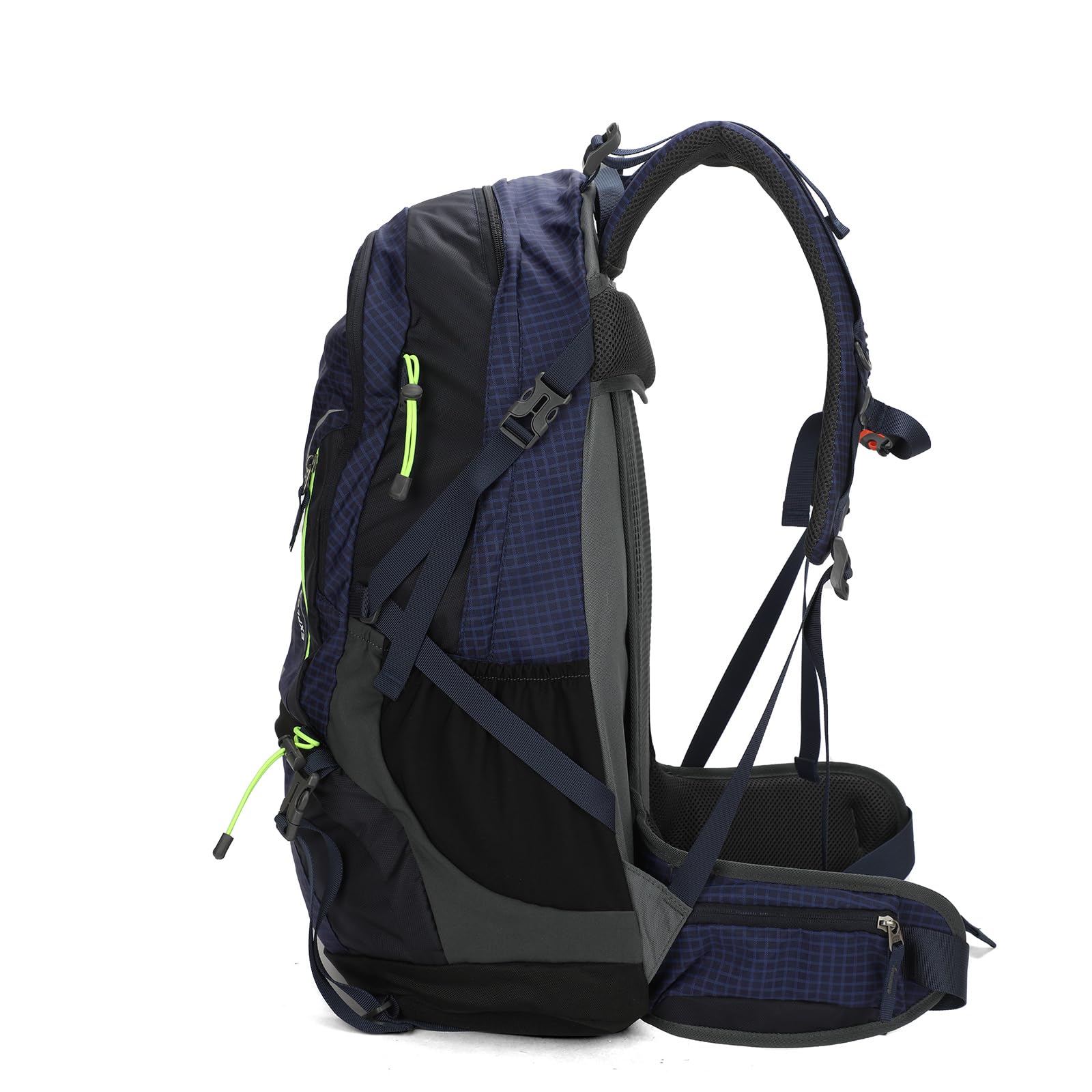 Aoking,Rucksack zum Wandern/Klettern,50L,YJN67363,Standardelemente:abnehmbares Airflow-Mesh-Board,wasserdicht,SOS-Pfeife,Regenschutz