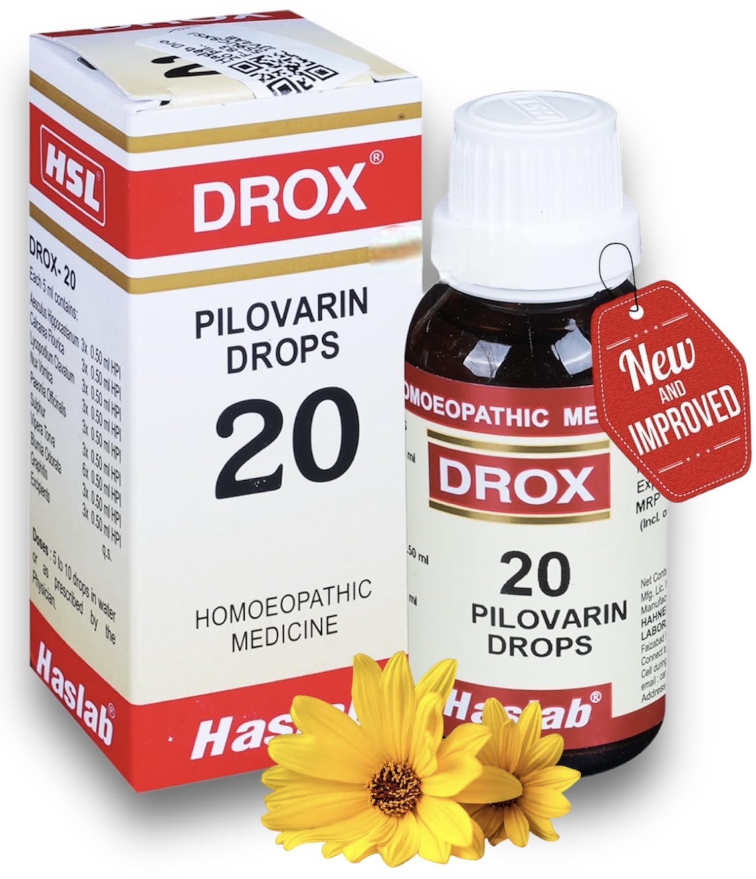 Haslab Drox 20 Pilovarin Drops - SET OF 2 Bottles — Amazon image 2