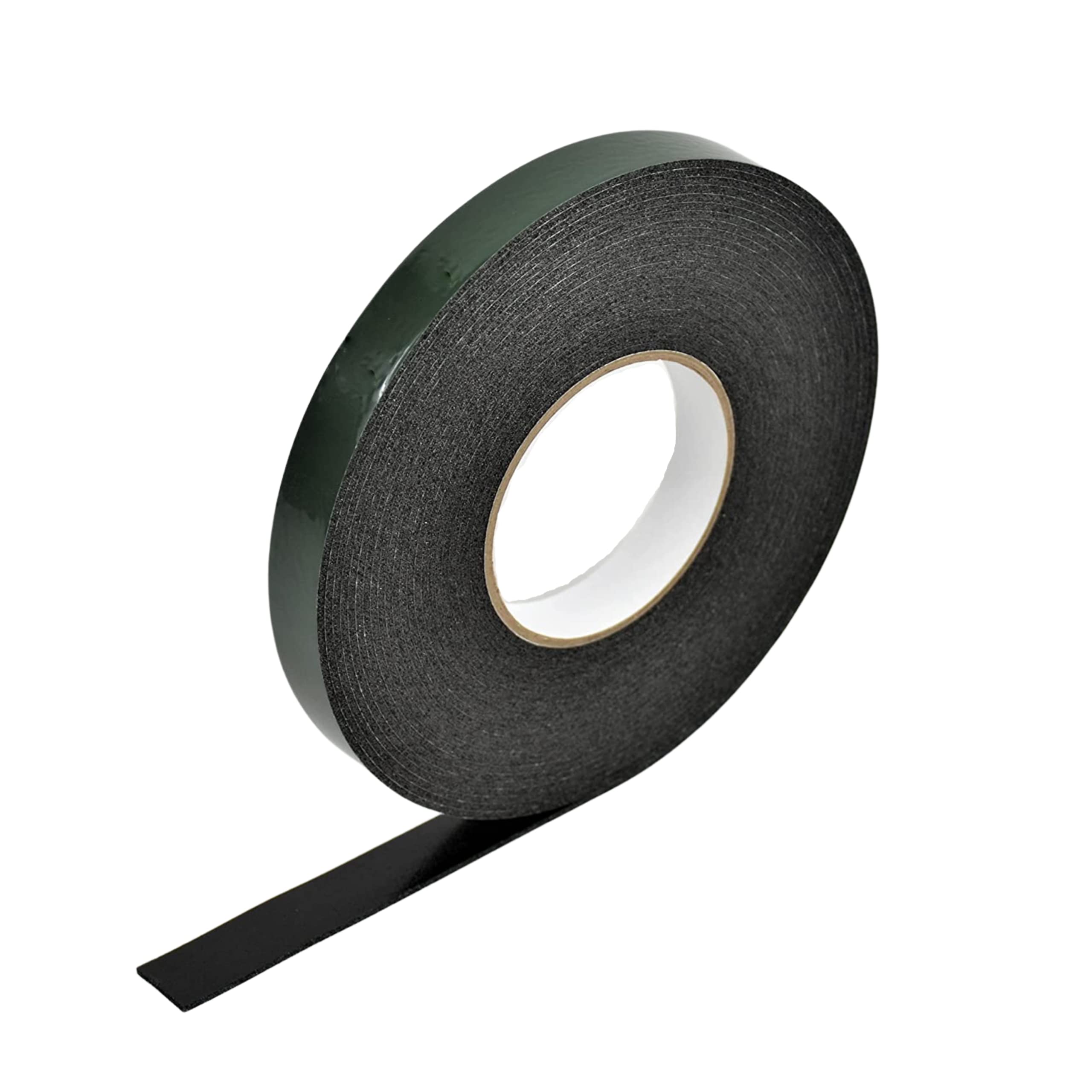 Global Self-Adhesive Black Automotive Double Sided Foam Tape | 20mm x 2mm x 10m Double Sided Car Tape for Insulating & Mounting Car Trims, Number Plates, Mirrors, Badges & More