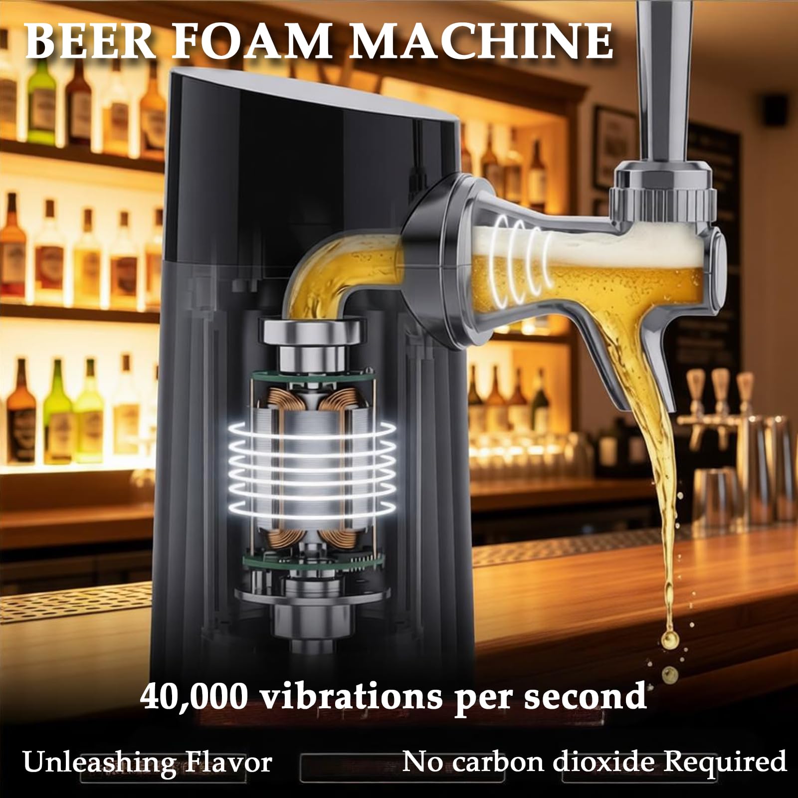 Dispensador De Cerveza espumador de Cerveza para Latas y Botellas máquina de Espuma Ultrafina Tirador de Cerveza para casa dispensador de Cerveza de Barril
