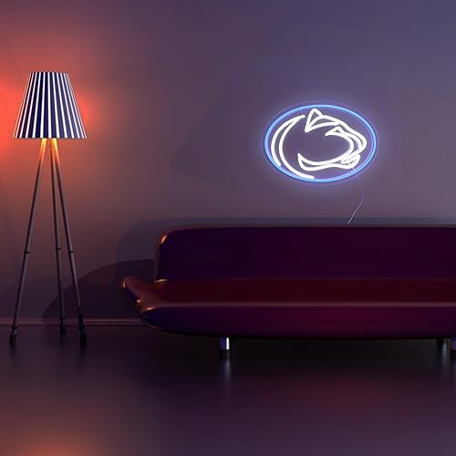 Miniatura 6 de Pen State - Letrero de neón para decoración de habitación, luz de neón, letrero de neón para hombre, decoración de pared de cueva, decoración de