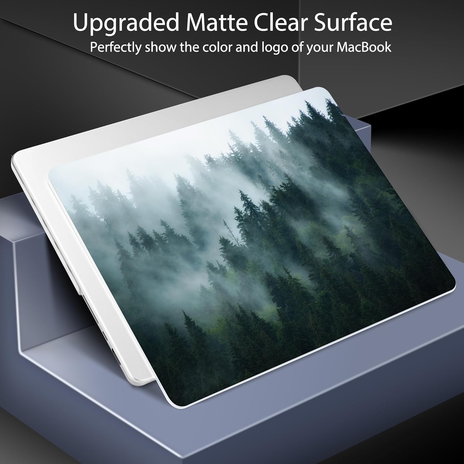 Case for 2026 MacBook Pro 14-inch M5 M4 M3 M2 M1 Pro/Max Chip, Release 2026 2025-2021, Model A3427 A3426 A3434 A3112 A3401 A3185, Plastic Hard Shell Case with Keyboard Cover, Forest