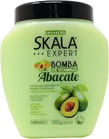 Creme de Tratamento 1Kg Bomba de Vitaminas - Abacate, Skala, Skala, Pacote de 6