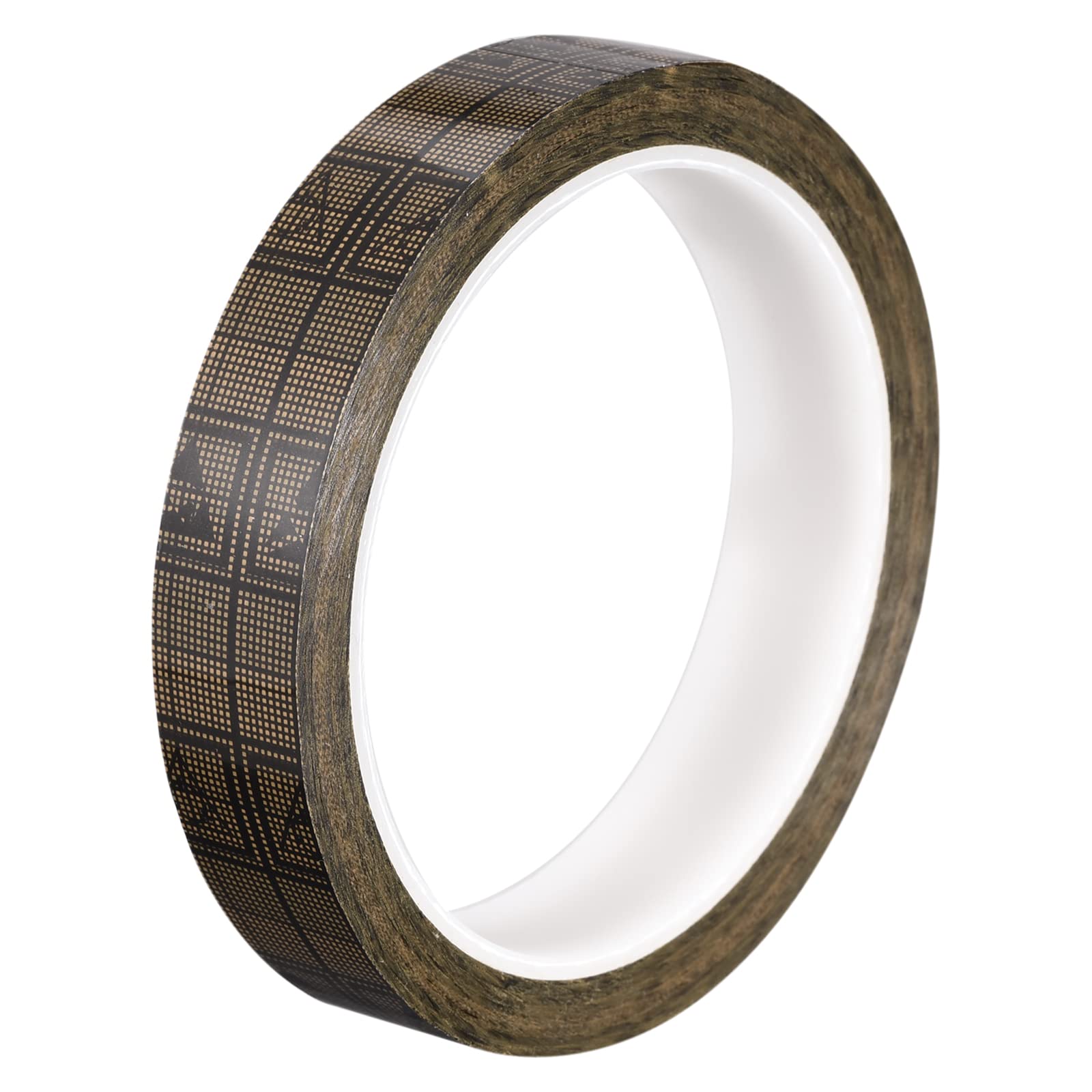 MECCANIXITY Adhesive Grid ESD Tape 0.71 Inch Wide x 118 FT Long Conductive Grid Tape for Electronics Parts Components Bag Sealing, Brown