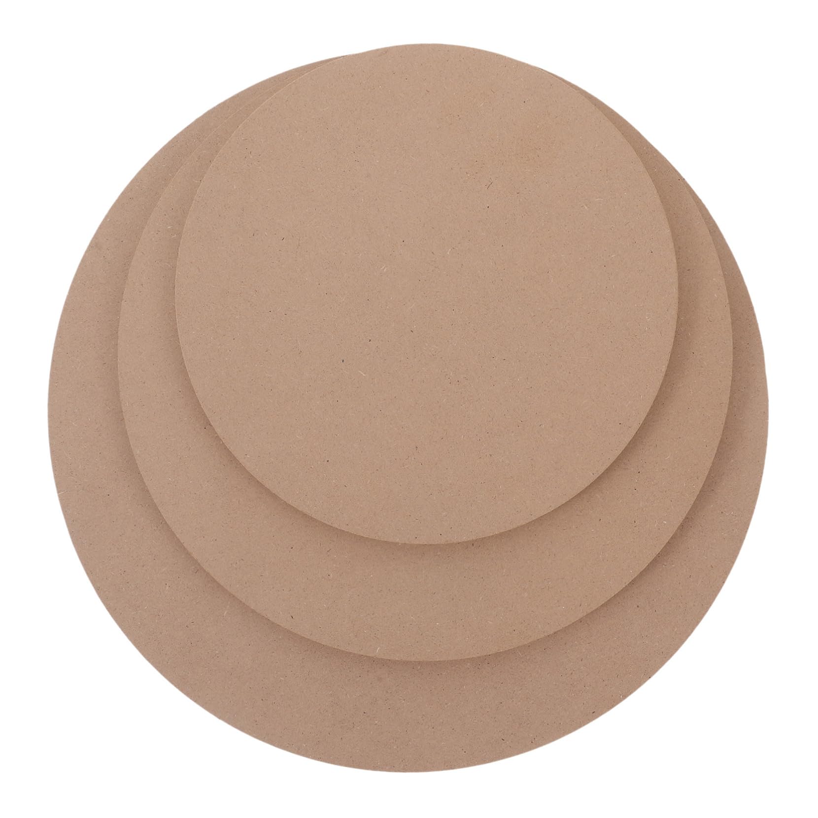 Disques Ronds en Bois Faciles à Nettoyer 3pcs Moules de Presse à Poterie pour Poterie pour Projets de Sculpture et Loisirs Créatifs