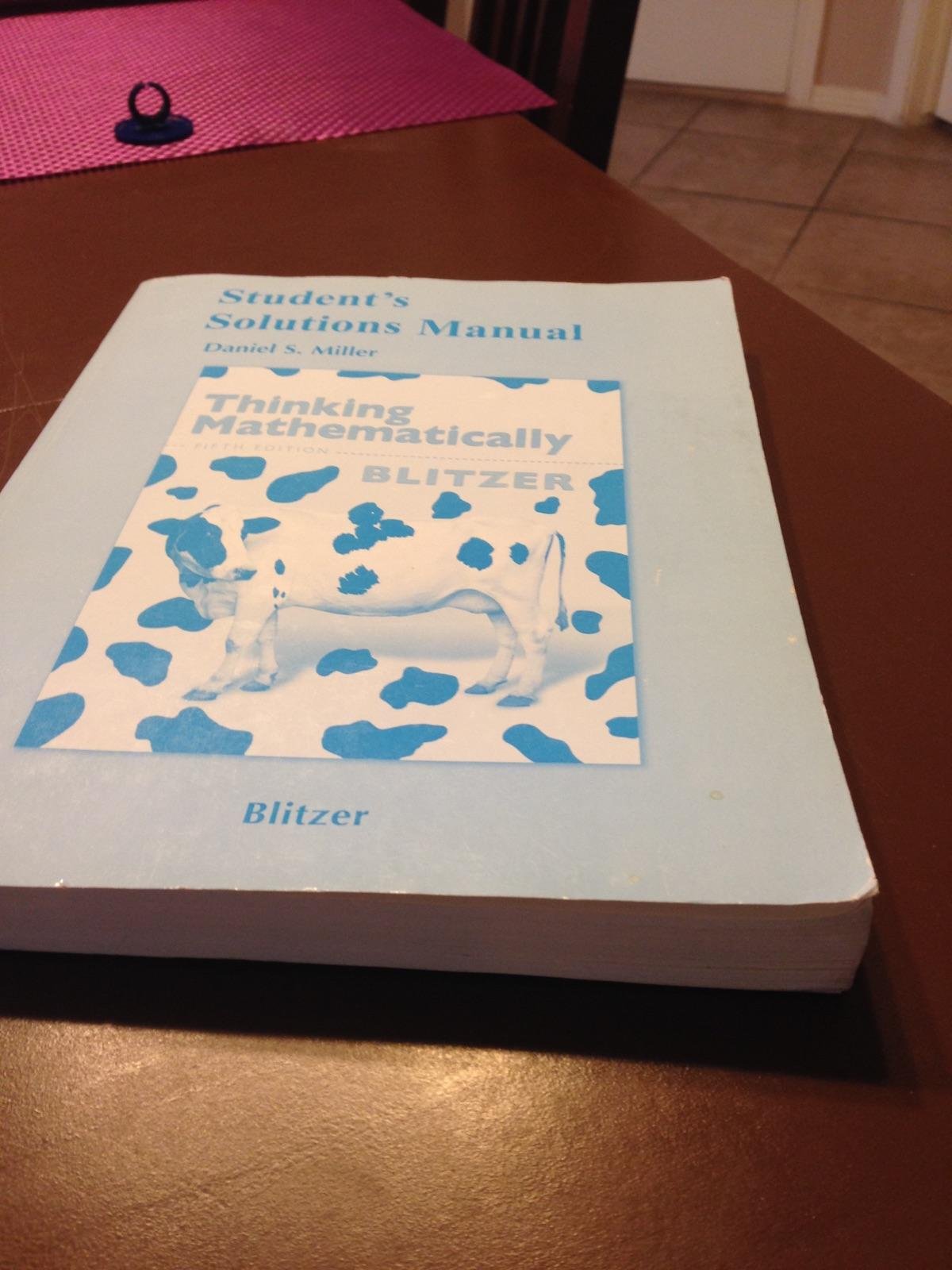 Student's Solutions Manual for Thinking Mathematically, 5th Edition - Image 2