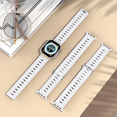 Miniatura 2 de Paquete de 5 correas deportivas compatibles con Apple Watch Band de 1.496 pulgadas, 1.575 pulgadas, 1.614 pulgadas, 1.654 pulgadas, 1.732 pulgadas,