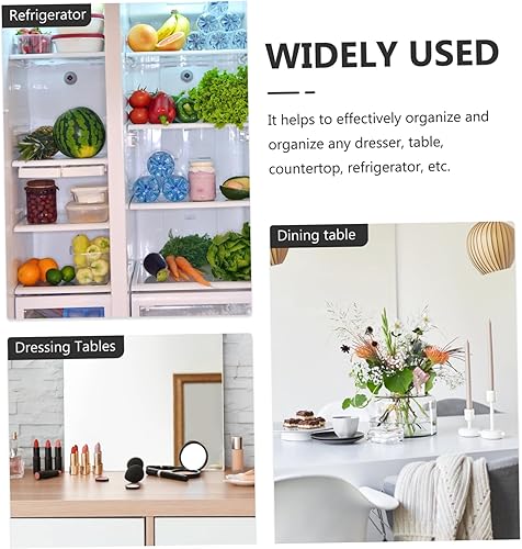 Miniatura 6 de 2 estantes de refrigerador, estante de armario de cocina, bandeja de clasificación de múltiples capas, estantes apilables, estantes de