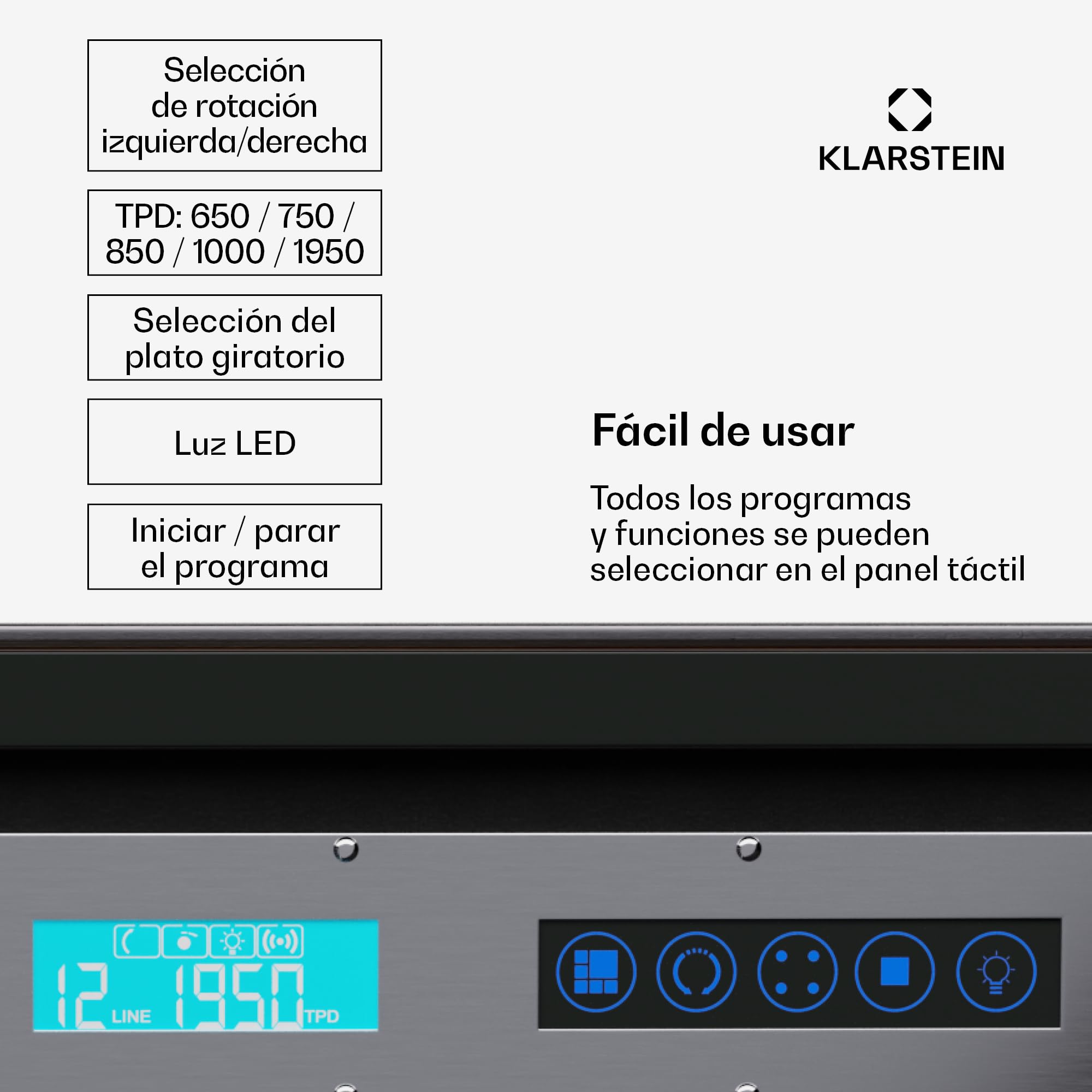 KLARSTEIN Caja para 6 Relojes, Vitrina Acrílico, Joyeros, 5 TPD, Caja Relojes Acrílico, Expositor para Dar Cuerda Reloj, Relojero Organizador para Relojes Grandes, Organizadores