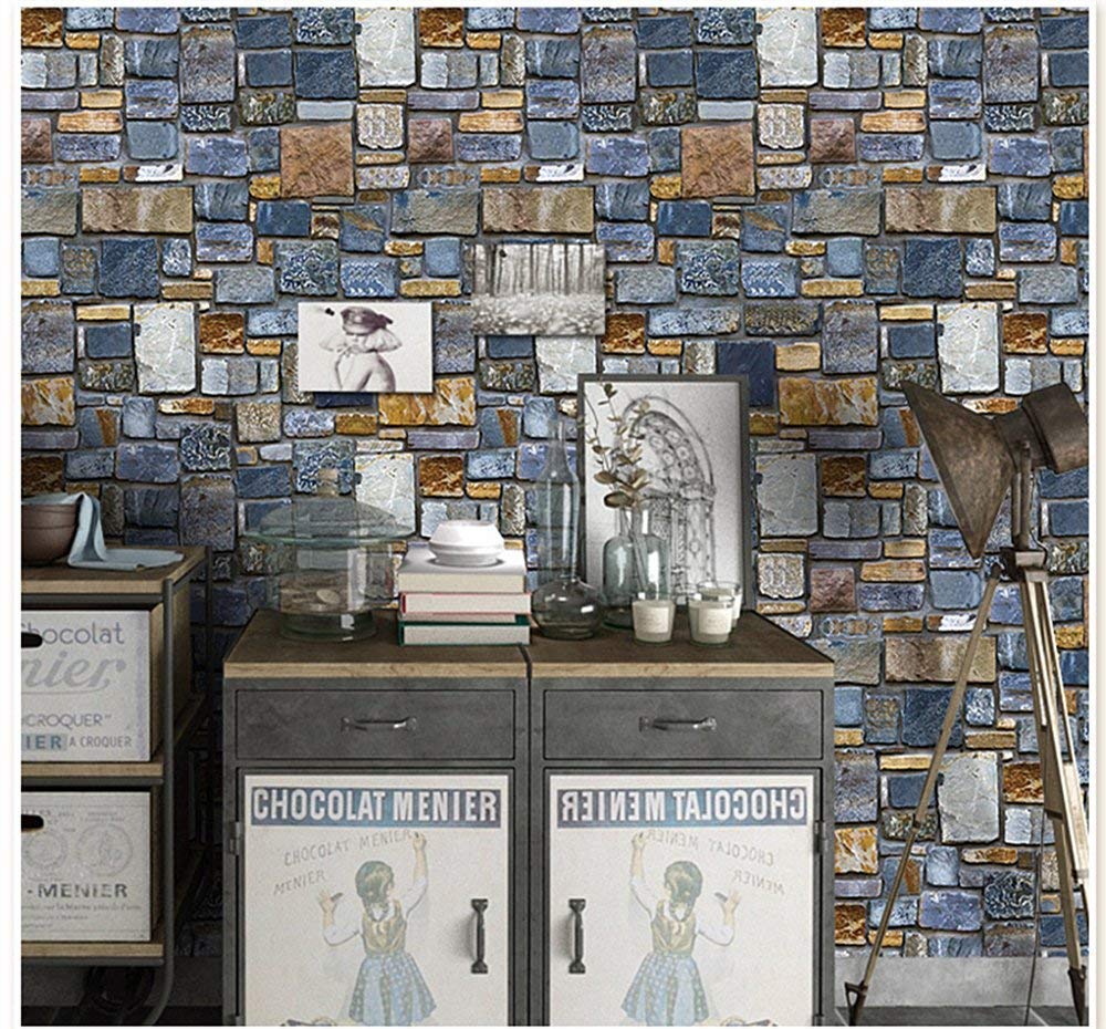 Univocean PVC Vinyl Peel And Stick, Self Adhesive 3D Brick Stone Pattern Brick Wallpaper, 200 x 45 cm (B084TNQ9NJ) Amazon Price History, Amazon Price Tracker