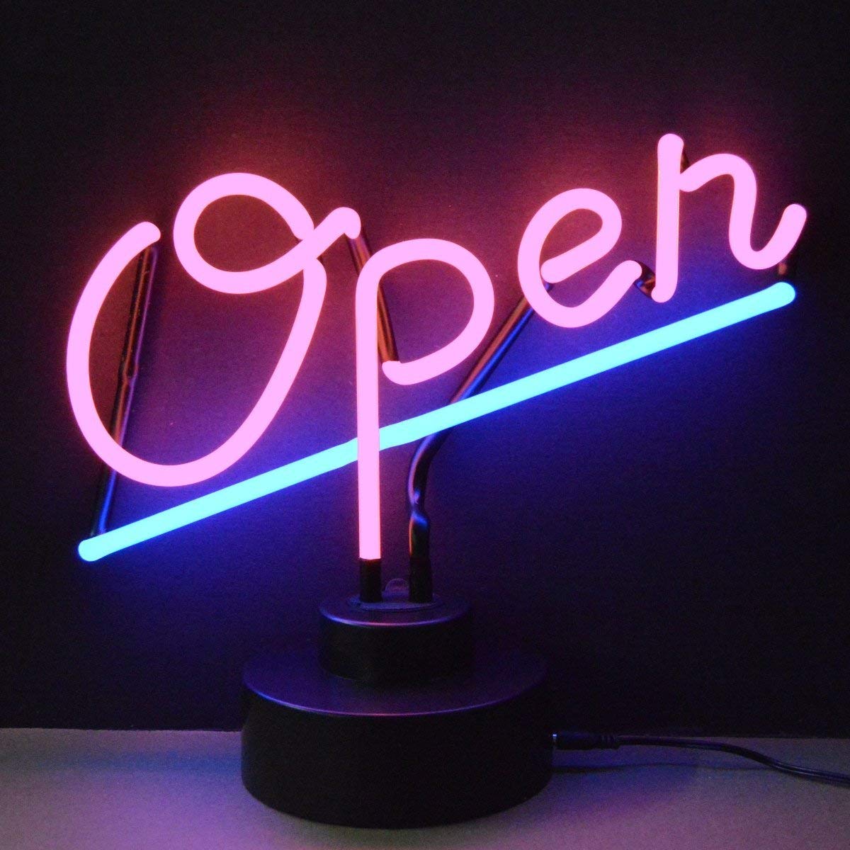Vintage Lighted Open Sign