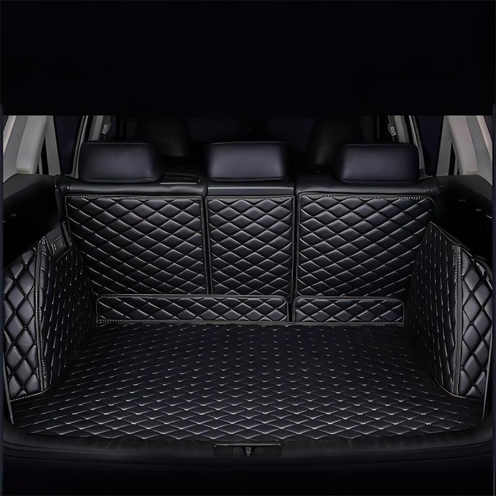 Bqkcd A/Black Cr Boot Liner Mt For Toyot Rv 4 Rv4 2019-2024, Protector Pd Lether Boot Mt Full Coverge Crgo Storge Try Protector Crpets Liner Ccessorie,