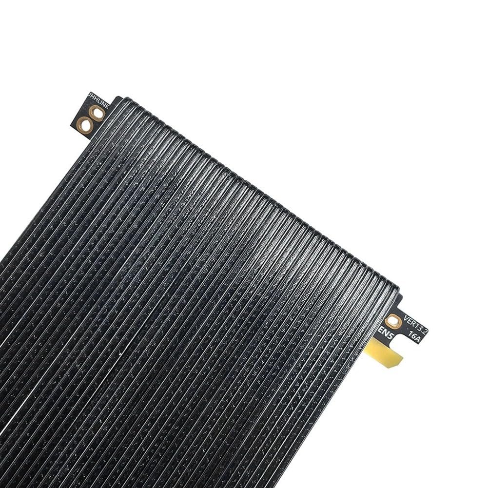 Premium PCIe 5.0 X16 pionowy kabel riser, posrebrzany ekranowany, do RTX5080, RTX4090, kompatybilny z ITX A