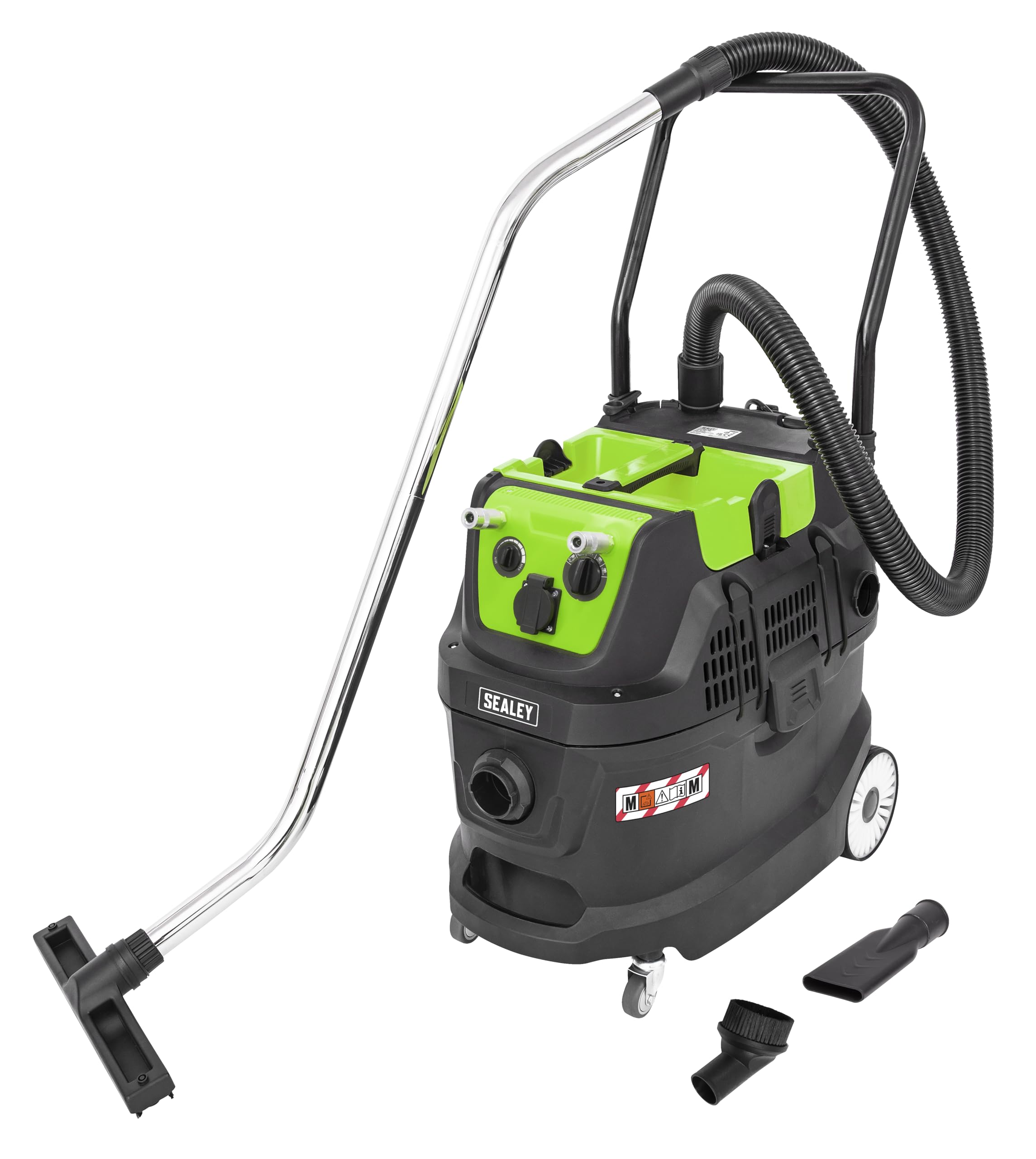 Sealey PC400MA 1600W/230V M Class Dust-Free Wet & Dry Vacuum Cleaner 40L