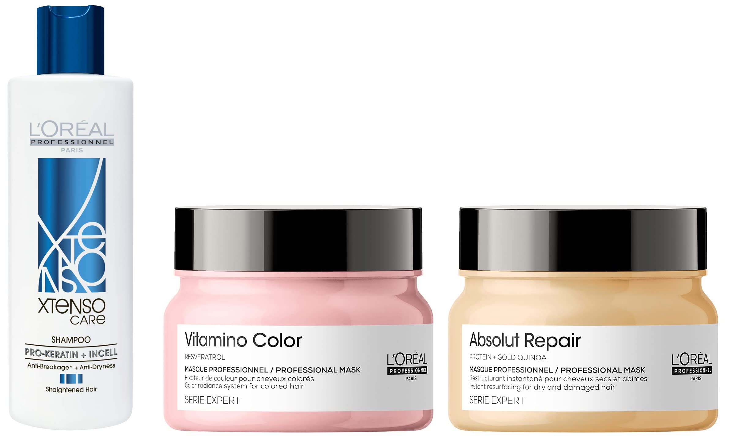 L’Oréal Professionnel Vitamino Color Hair Mask, 250gm & L'Oréal Professionnel Xtenso Care Shampoo 250 Ml & L'Oréal Professionnel Absolut Repair Hair Mask, 250Gm-image-42