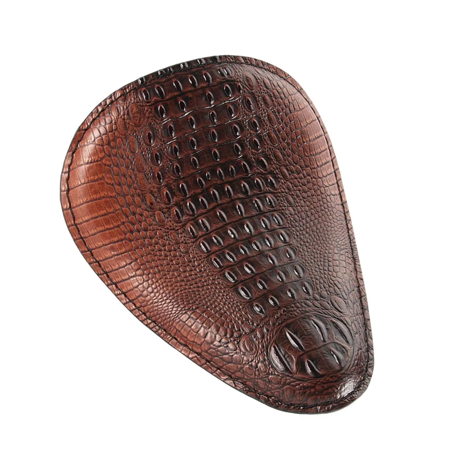 Coprisedile moto Cuscino del sedile per moto Sella piatta Cafe Racer in pelle universale per Su&zuki Bobber Chopper Cuscino per sedile per moto Cuscino comfort