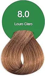 Acquaflora 8.0 Louro Claro Coloracao Creme Permanente Vegana 60g