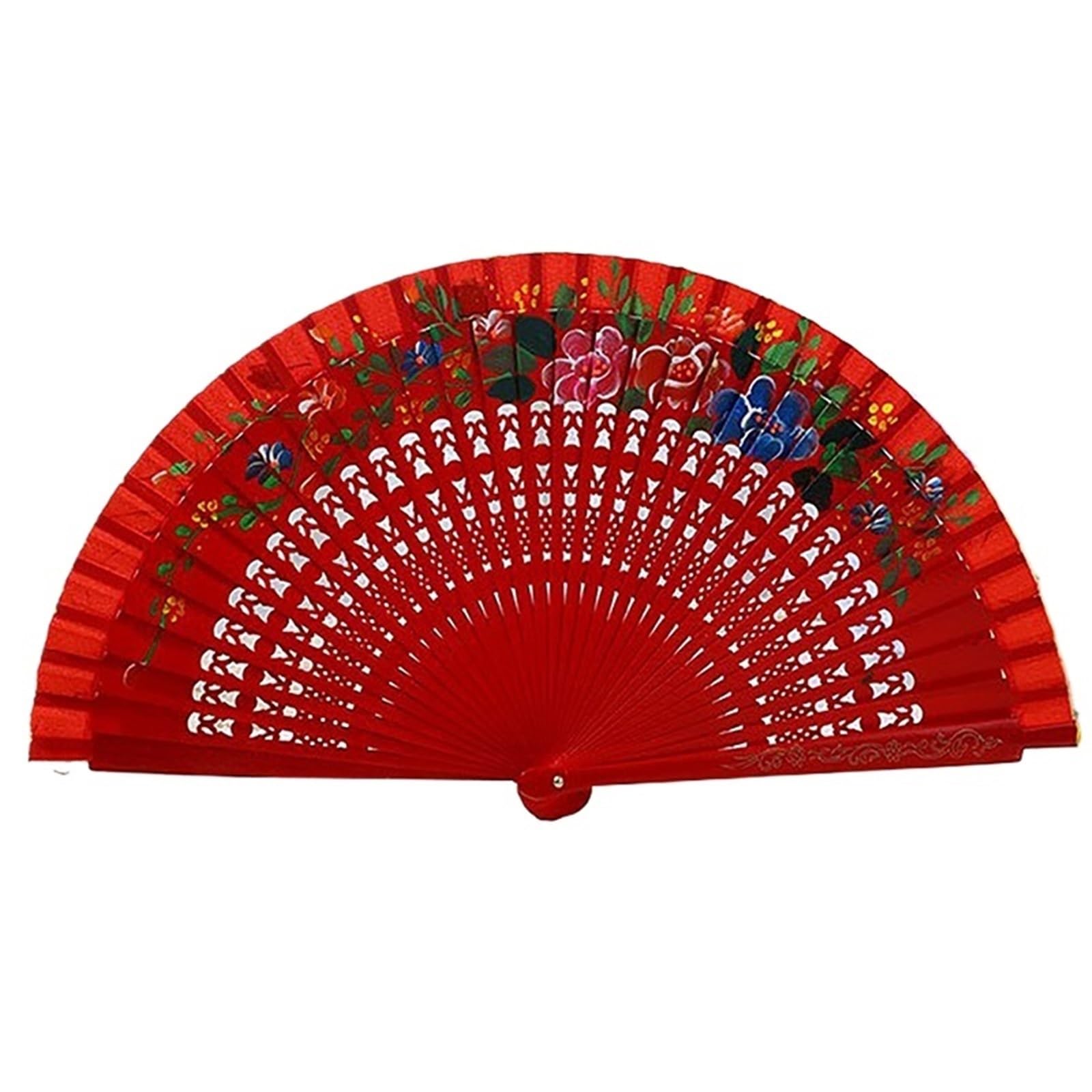 Dcuipg Color3 5Pcs Double-Sided Folding Fan For Party