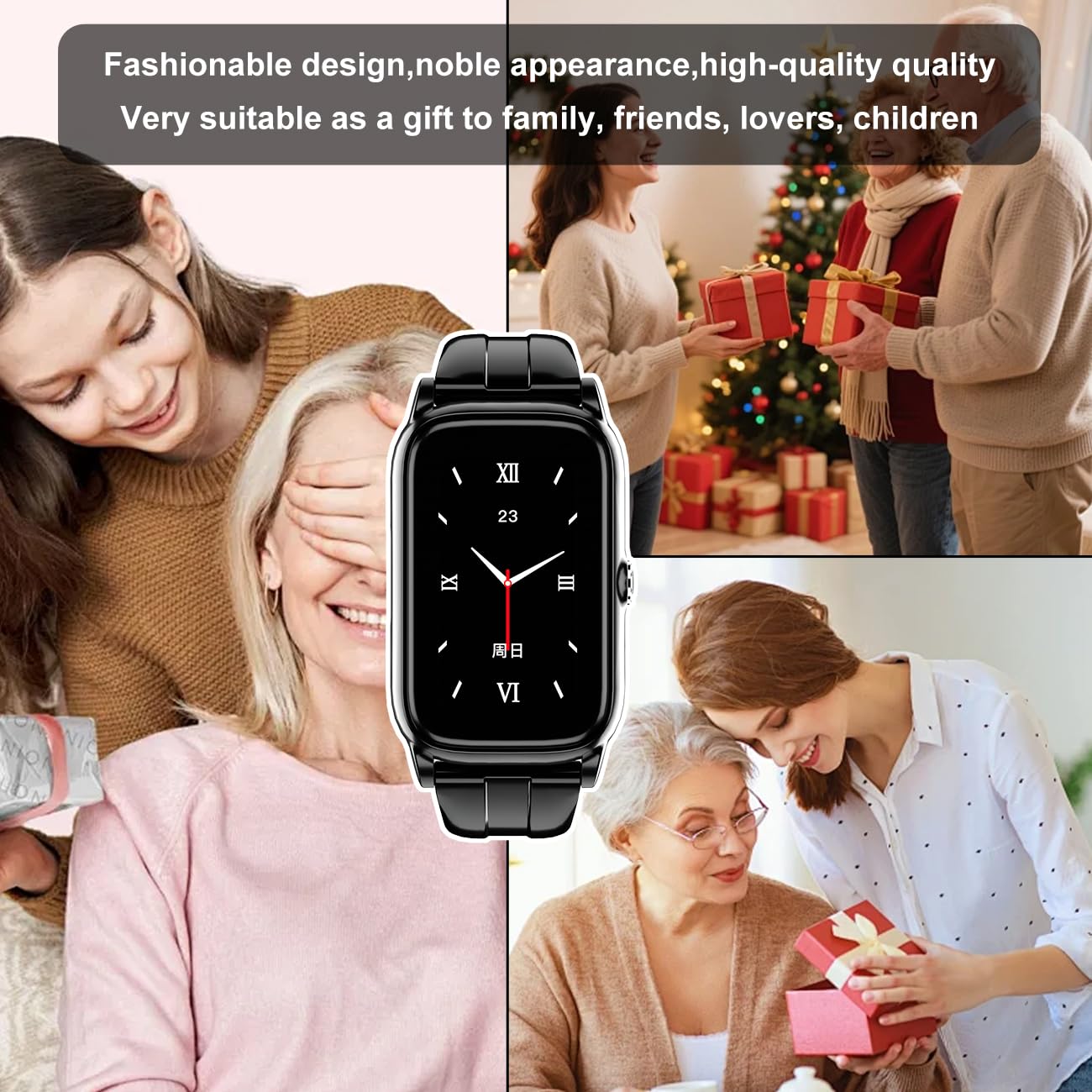 Bracelet Alarme Personne Agee Montre Connectée Senior Dispositifs D'alerte De Chute pour Personnes Âgées Bouton SOS d'urgence White,4.7 * 3.2cm