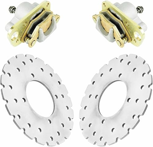 Para Polaris Scrambler 400 2x4 2001 2002 Pinza delantera izquierda/derecha con disco de freno Mod-ZTF1-5389