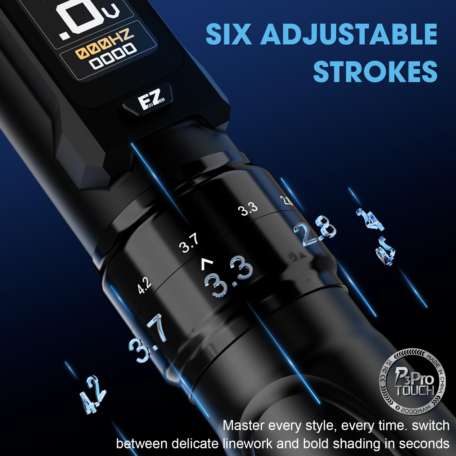 その他 EZ P3 pro touch Tattoo machine Amazon.com: EZ P3 Pro Touch - Pistola de tatuaje táctil, máquina