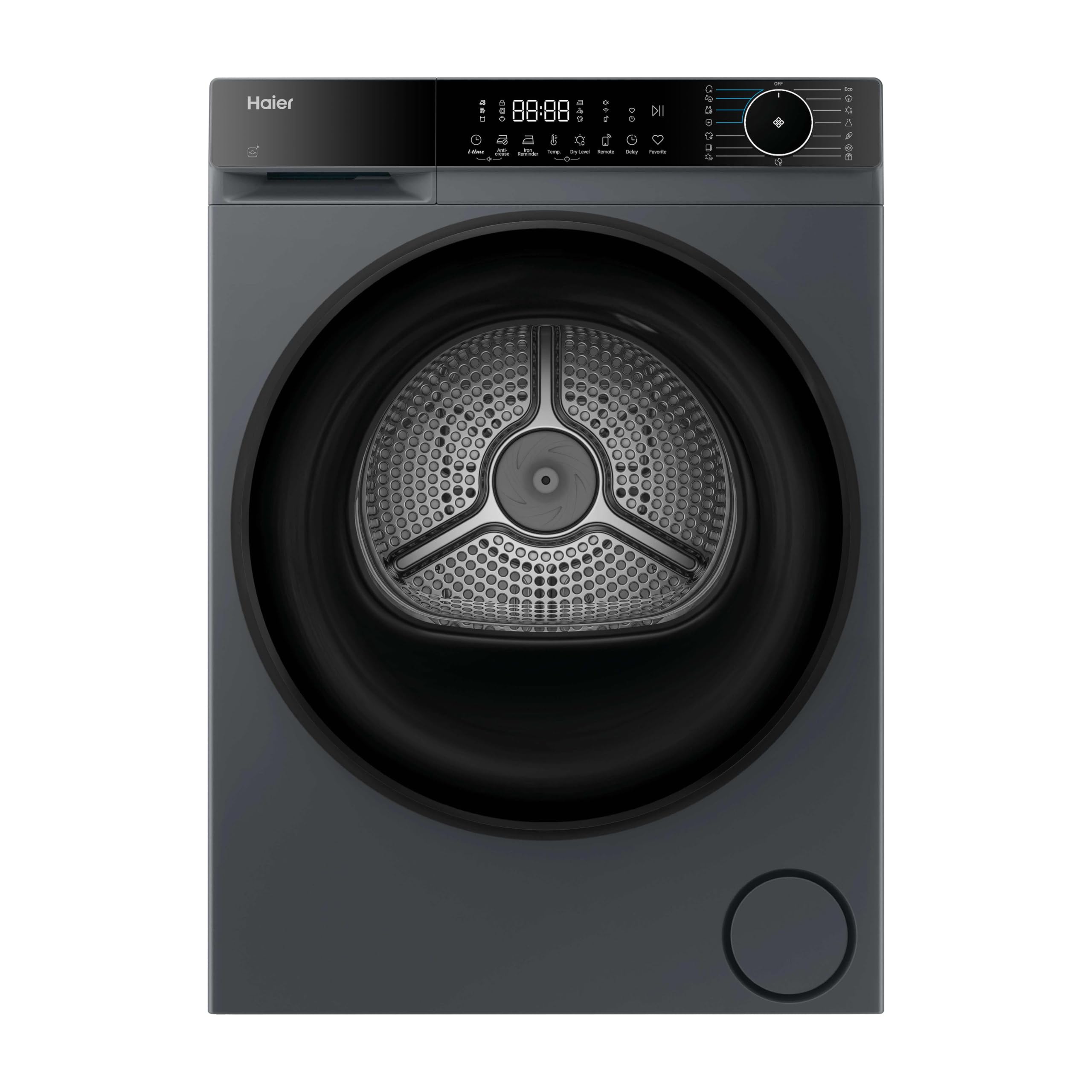 Haier Secadora Bomba de Calor 9 kg Antracita, X 5 [HD90-D357GNU1-S]