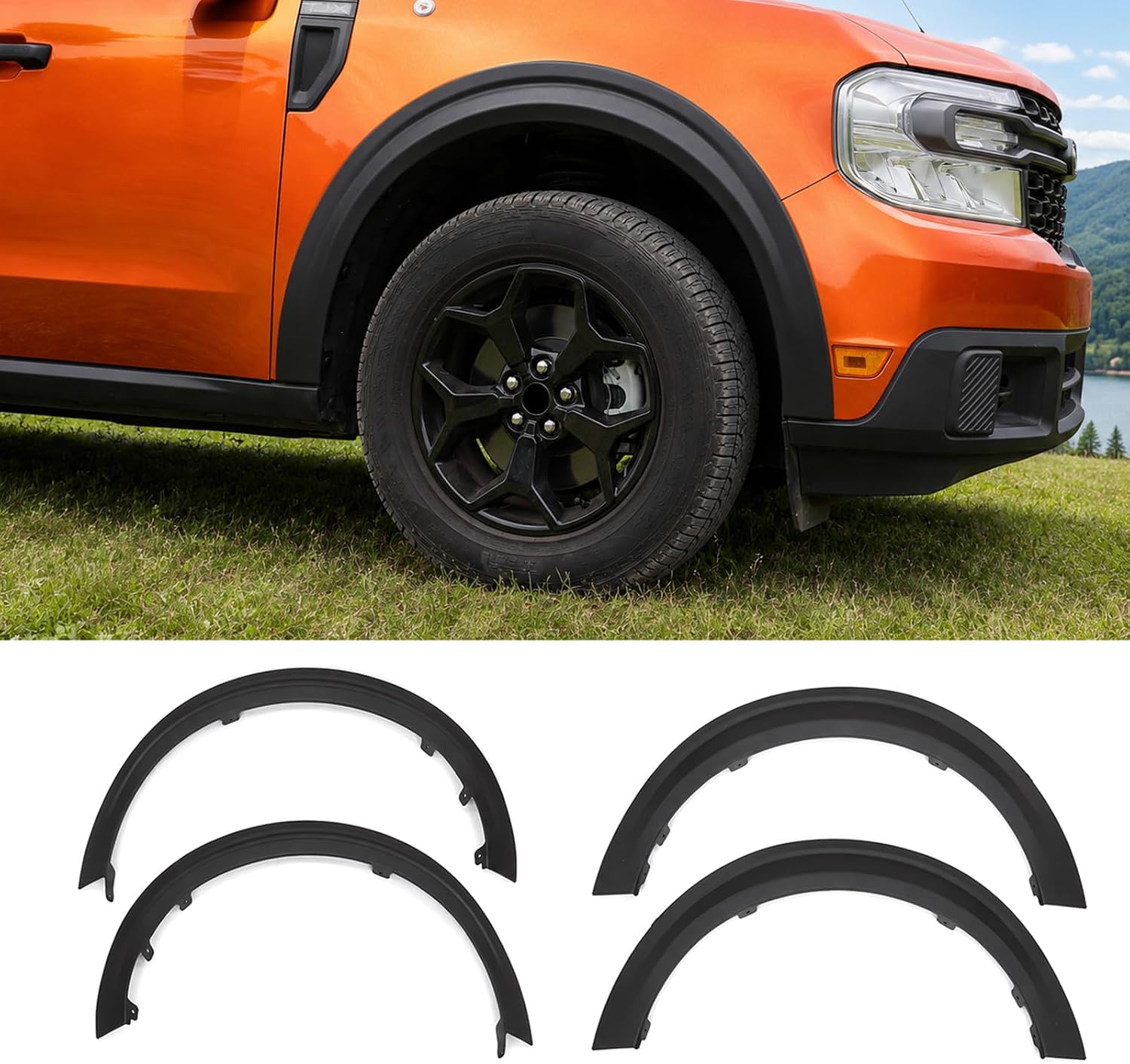 Mabett Fender Flares Full Set for 2022–2026 Maverick Injection-Molded PP