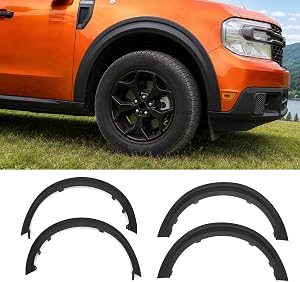 Mabett Fender Flares for Ford Maverick 2026 2022-2025, Front and Rear Wheel Eyebrow Maverick Accessories 4PCS Fender Trim