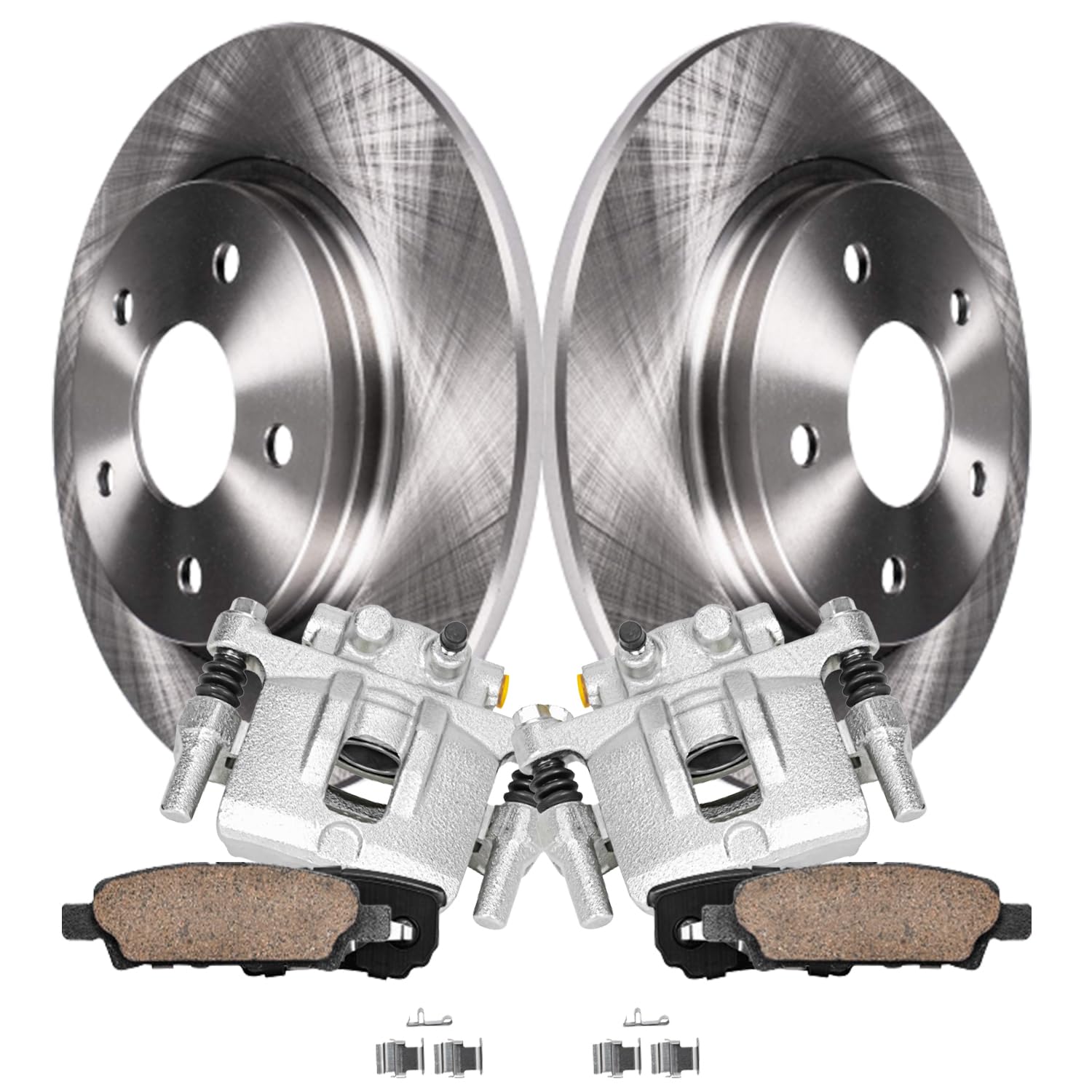 Detroit Axle - Rear Brake Kit for Jeep Compass Patriot Chrysler 200 Sebring