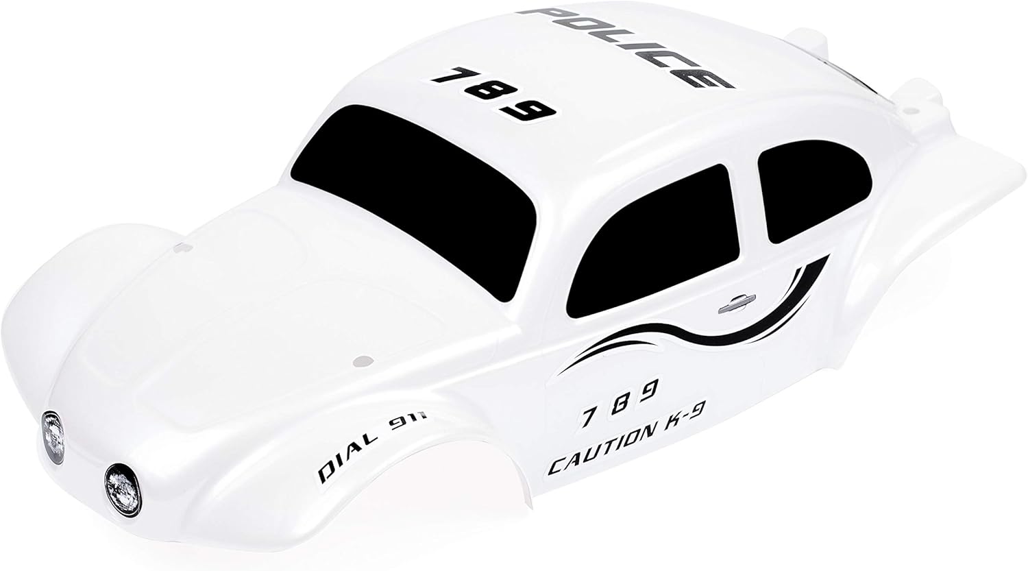 SummitLink Custom Body Police Style Compatible for 1/10 Scale RC Car or Truck (Truck not Included) SSB-PW-01