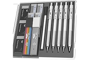 Mr. Pen: Mechanical Pencils for Artists, 5 Sizes for Precision Drawing