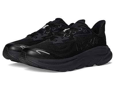 Hoka Kids Clifton 10 (Big Kid) Kids Shoes Black/Black : 7 Big Kid M, Textile