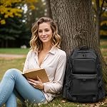 Laptop Backpack for Men Women, 28L Casual Daypack Backpack, Travel Business Work Bag, TSA Approved Water-Resistant