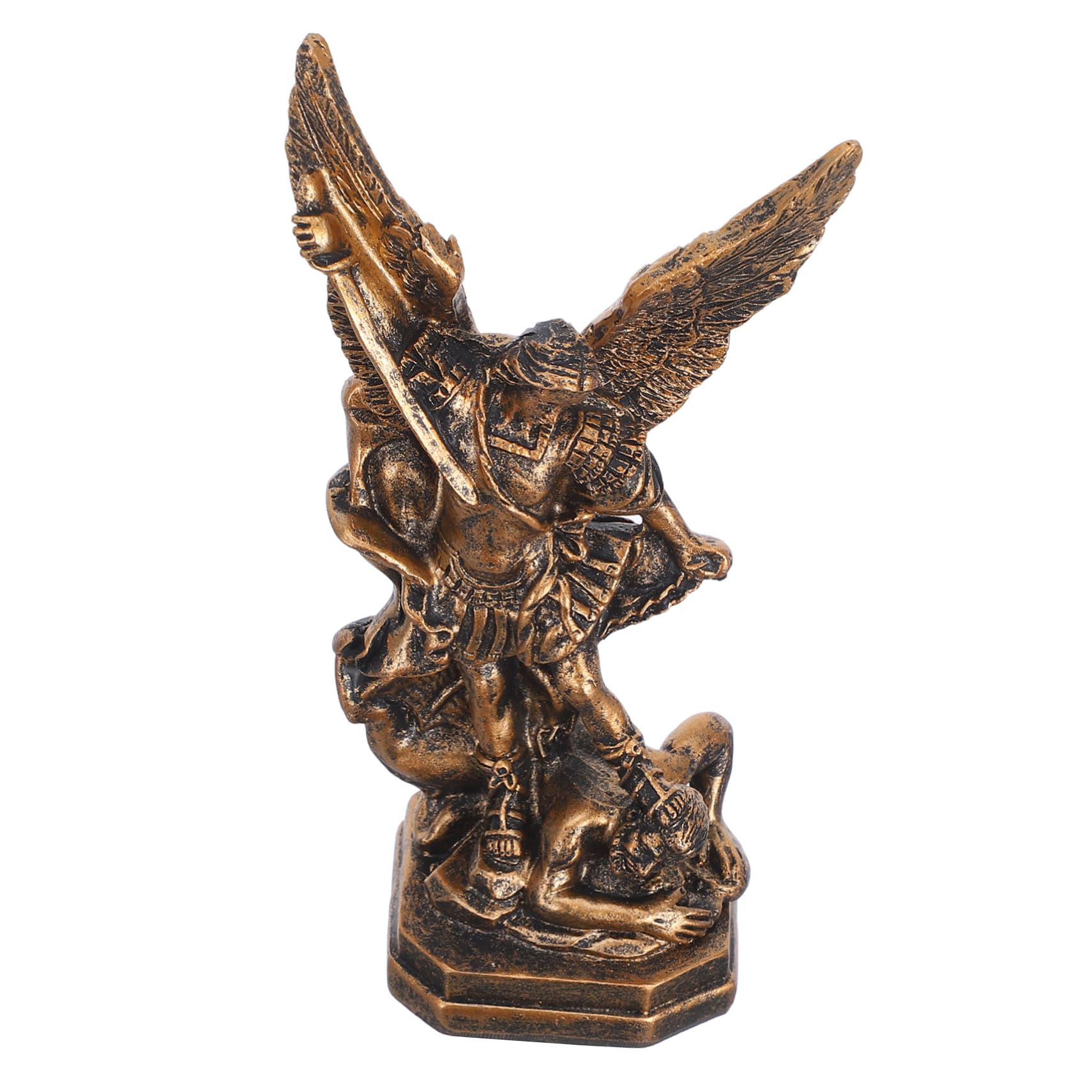Figurine d'ange vintage en résine de 13 cm pour décoration