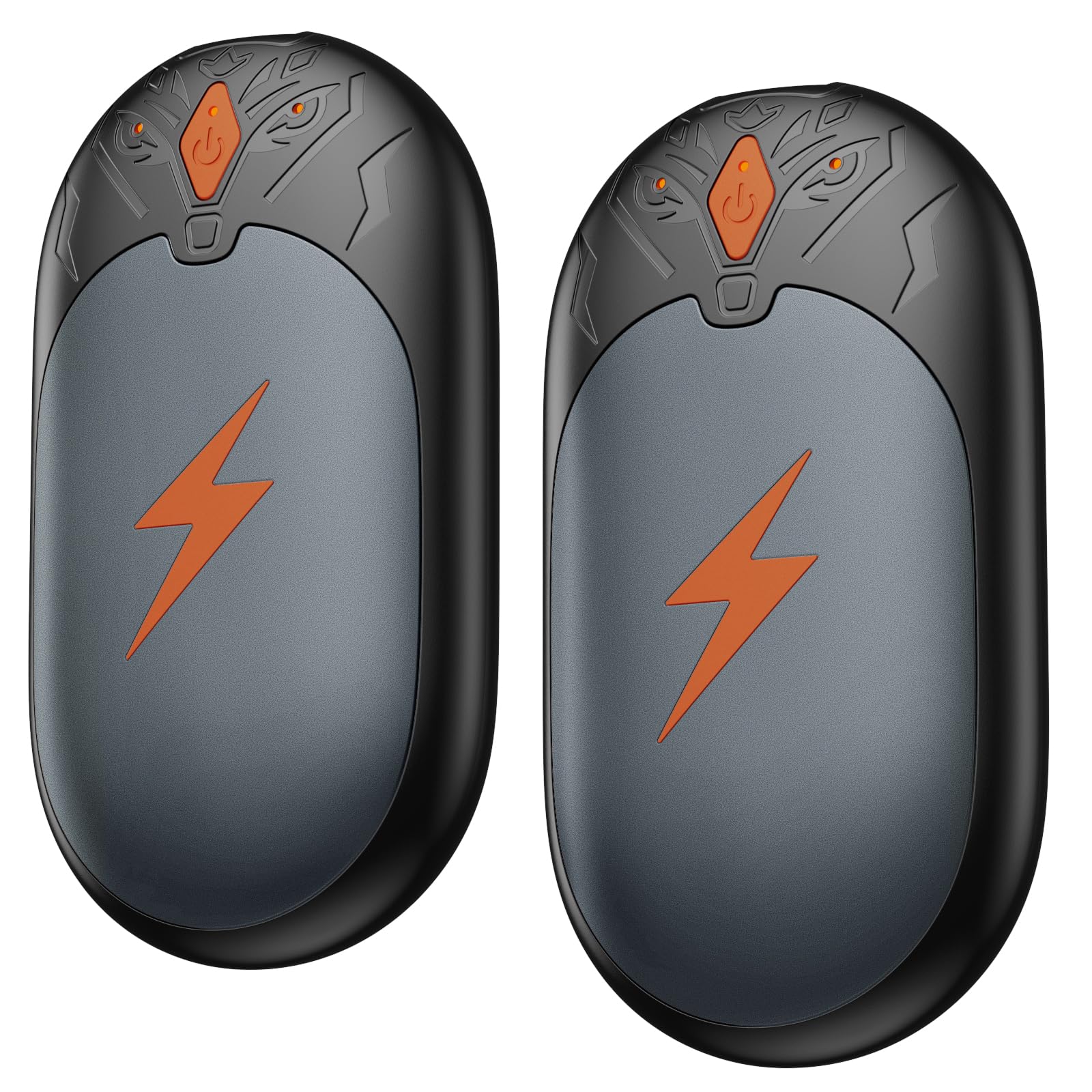 Handwärmer Elektrisch 2er Set, 24H Wärme & Magnet, USB Taschenwärmer | 2S Schnellheizung, 3 Stufen, Wiederverwendbar Taschen Wärmer, Ideal für Winter Skifahren, Camping, Büro & Zuhause