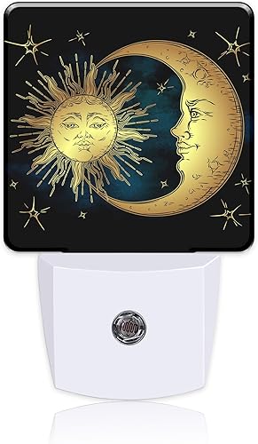 Miniatura 8 de Luz nocturna de paisaje de montaña, luces nocturnas modernas enchufables a la pared, sensor de atardecer a amanecer, luz nocturna para niños, baño,