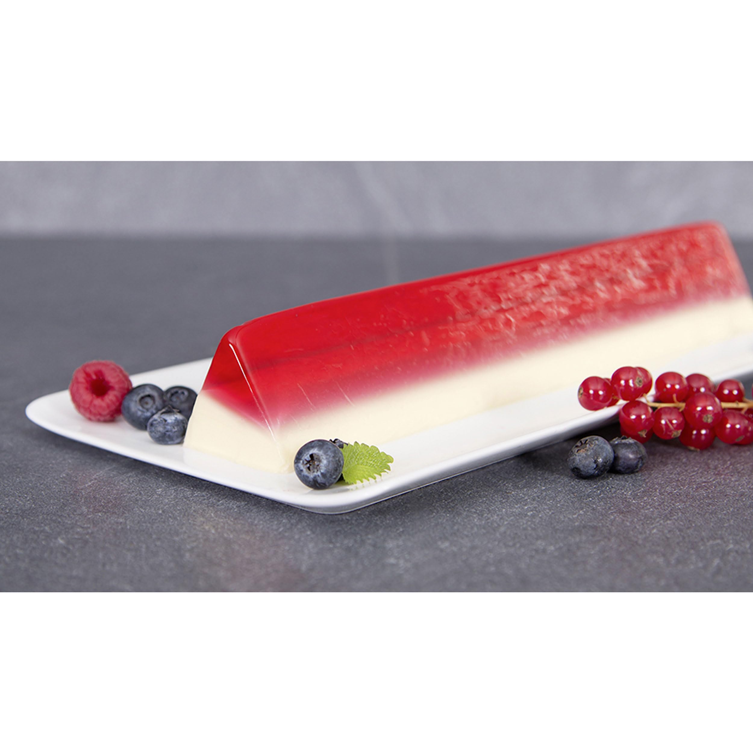 Städter 622104 - Stampo Triangolare Professionale per Torte e terrina, 30 x 6 x 6 cm, in Acciaio Inox antiruggine