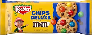 Keebler Chips Deluxe Rainbow Cookies with M&Ms, 9.75 oz - Colorful Crunchy Chocolate Chip Treats