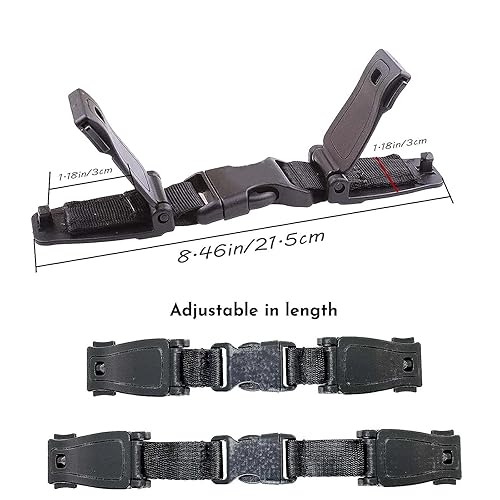 Miniatura 2 de Clip universal para arnés de pecho de asiento, hebilla de clip de cinturón de seguridad para cochecitos de silla alta, hebilla de cinturón de