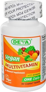 DEVA Vegan Multivitamin & Mineral Supplement Tablets, 90 Tablets