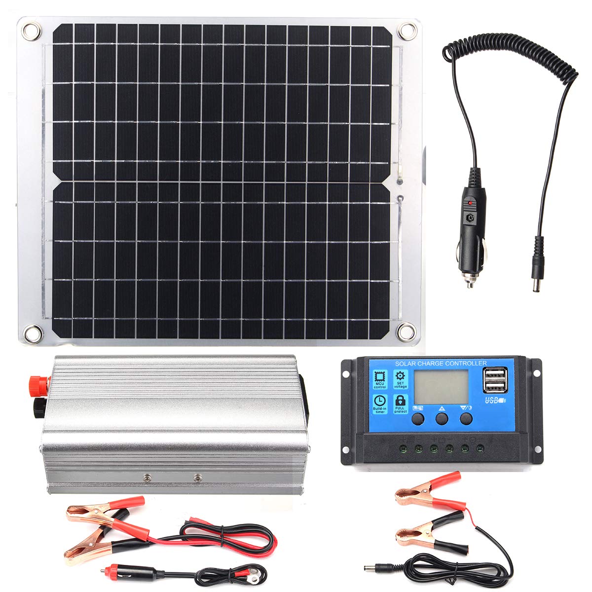 CCChaRLes Efficient Solar Powered System 40W Dual Usb Ports Solar Panel