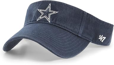 NFL Dallas Cowboys Mens 47 Visor, Navy 