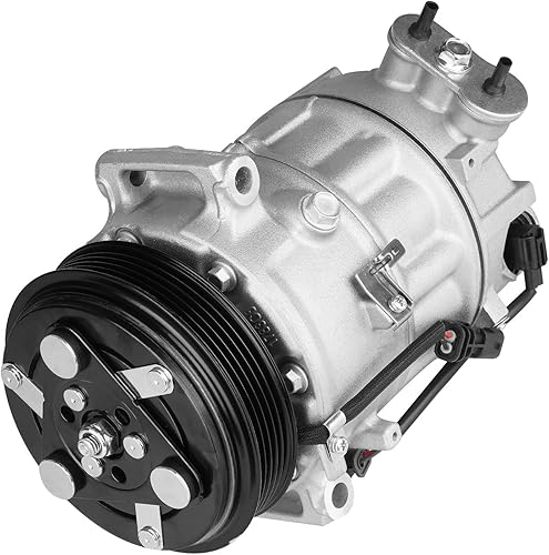 Compresor de aire acondicionado AC con embrague apto para Chevrolet Equinox 2.4L 2012-2014, apto para GMC Terrain 2.4L 2012-2015 12 13 14 15
