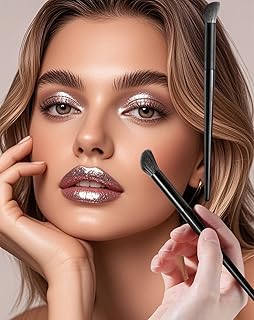 Brocha para sombra de nariz, contorno en ángu...