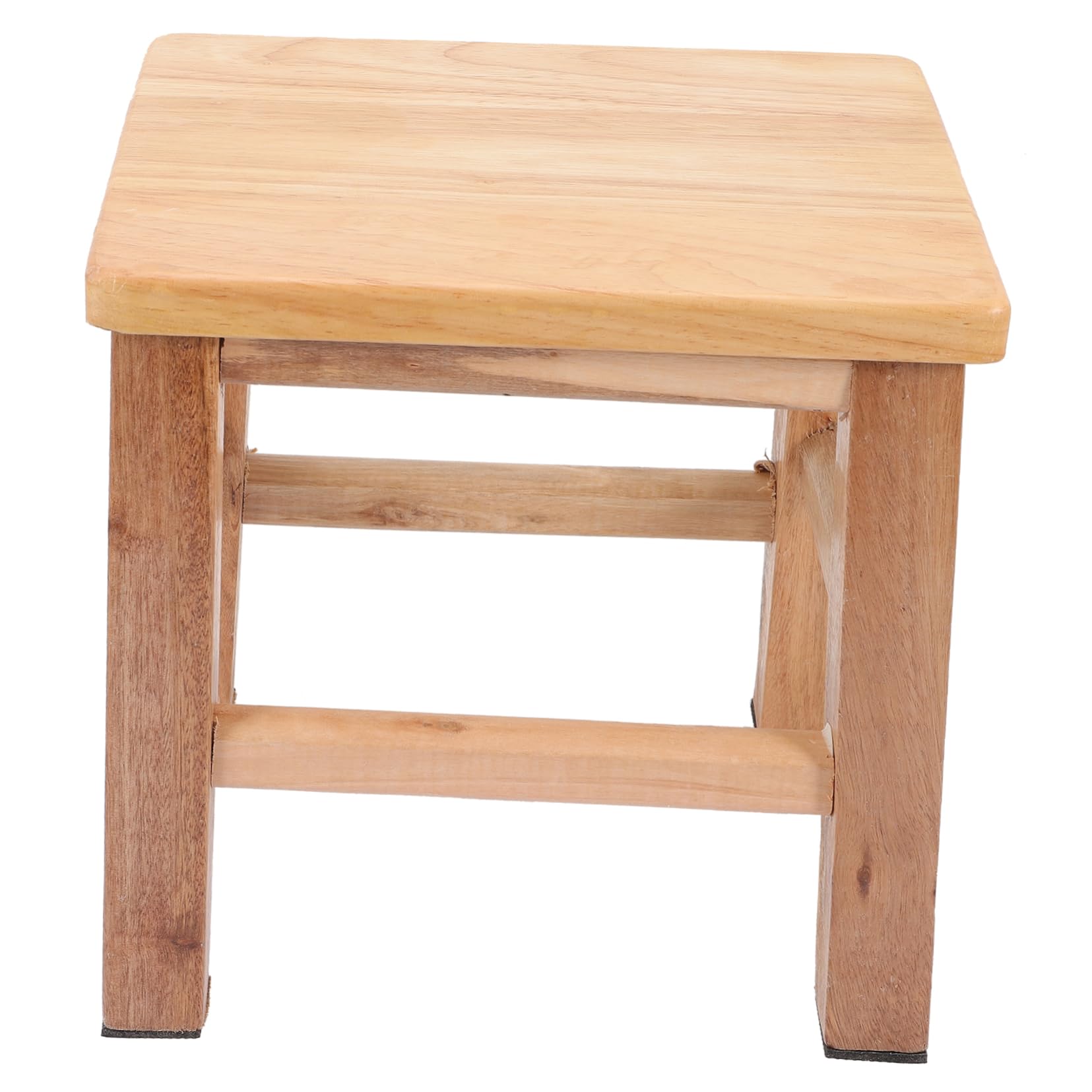 Veemoon Petit Tabouret en Bois pour Changer Chaussures, 25cm Carré, 1 Pièce