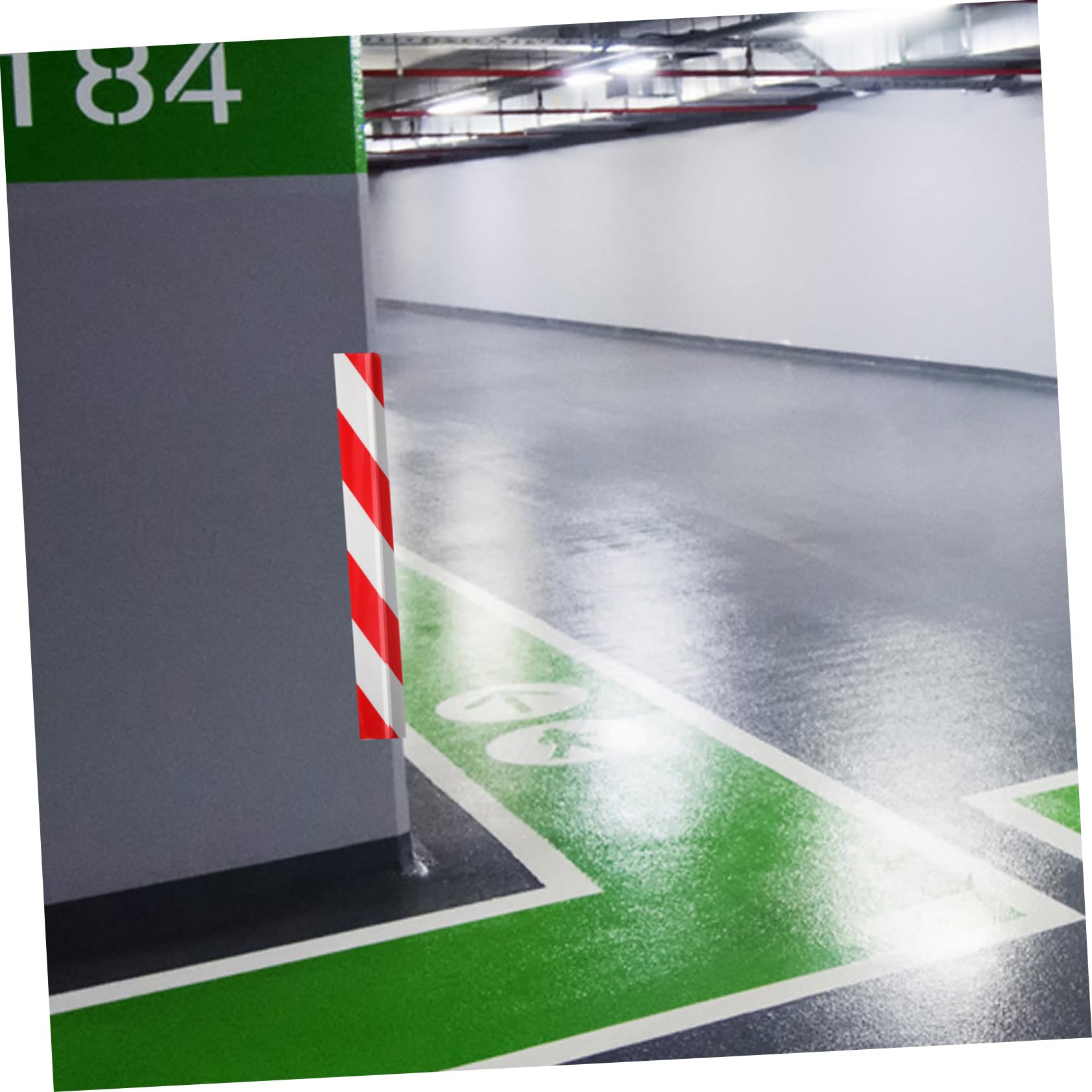 Mikinona 12 Piezas Espuma Protectora del Coche Parachoques de Garaje para aparcar Coches Guardia de la Esquina de la Pared Protector de columnas de Parking Protector columnas Parking Tope